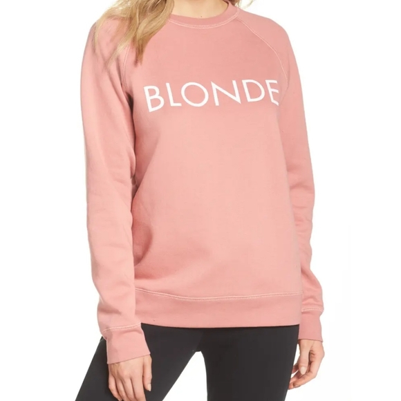 Brunette The Label Tops - Brunette the Label BLONDE Sweatshirt dusty rose XS
